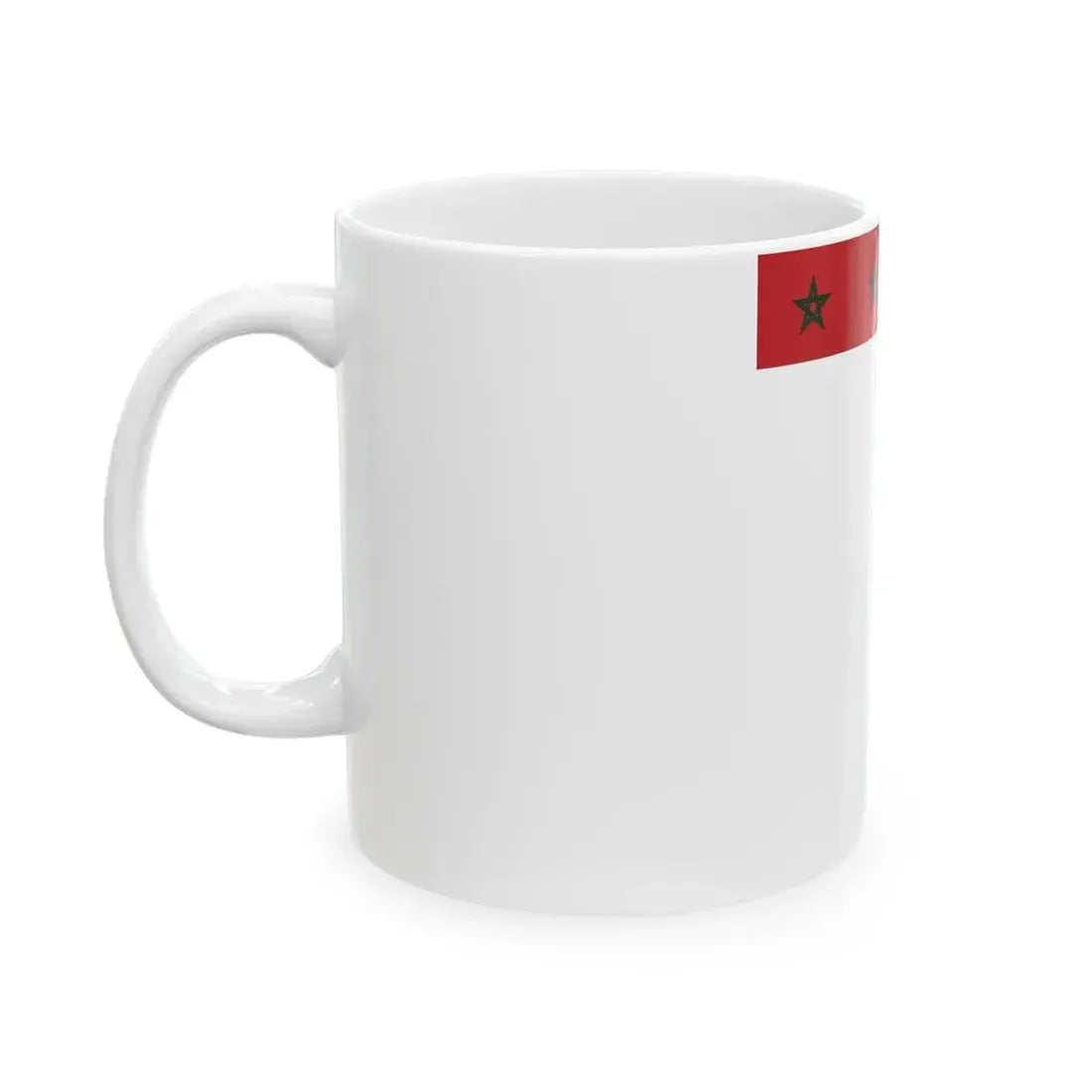 Flag of Morocco HV (Morocco) White Coffee Mug - Go Mug Yourself
