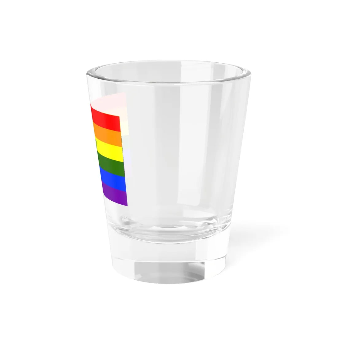 Flag of Morocco LGBT hexagram (Morocco) Shot Glass 1.5oz - Go Mug Yourself