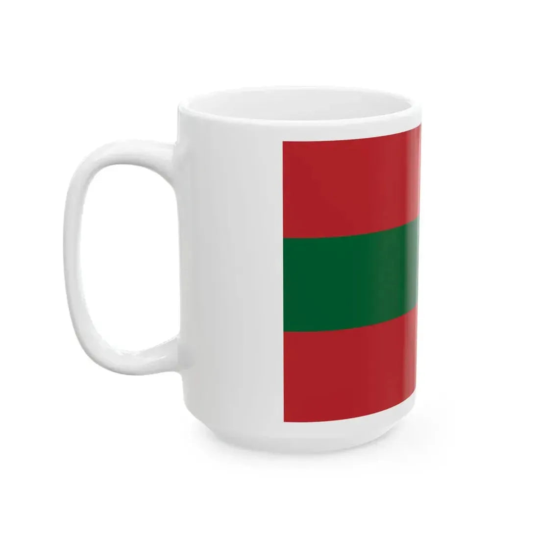 Flag of Morocco tricolor (Morocco) White Coffee Mug - Go Mug Yourself