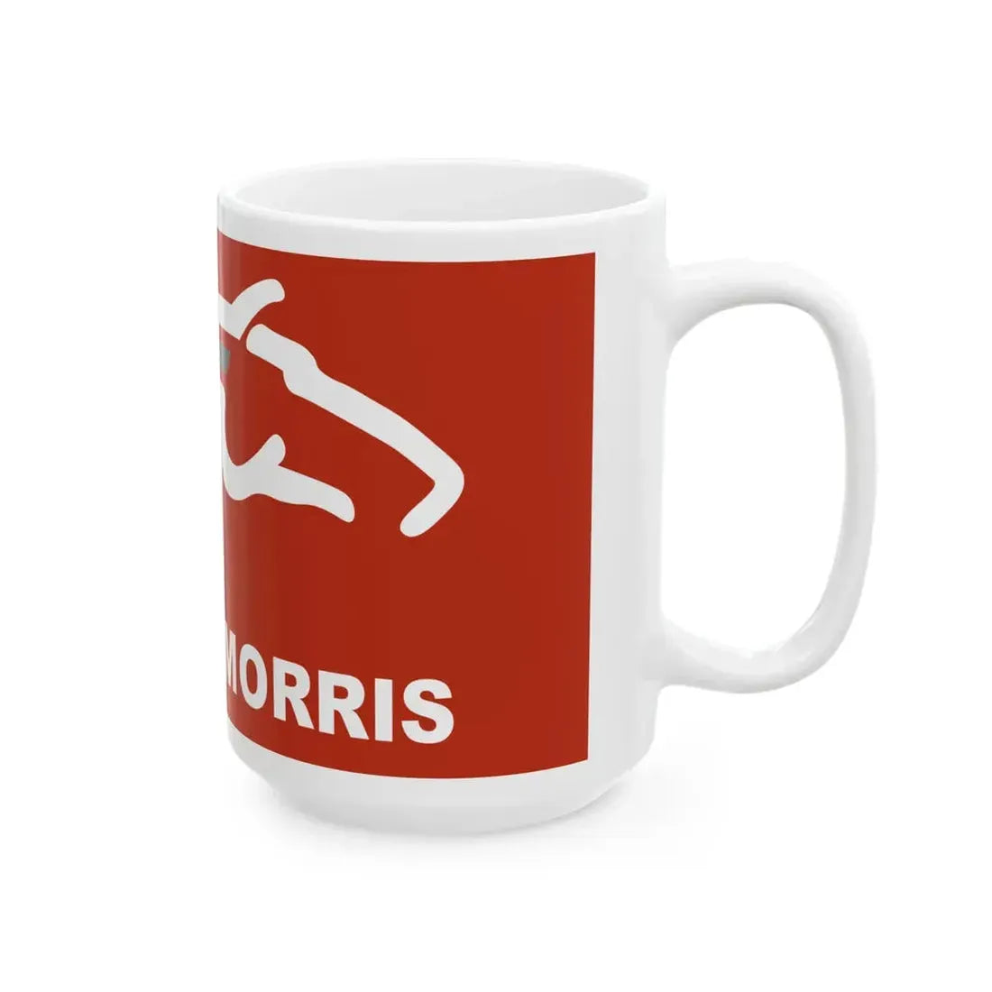 Flag of Morris Manitoba (Canada) White Coffee Mug - Go Mug Yourself