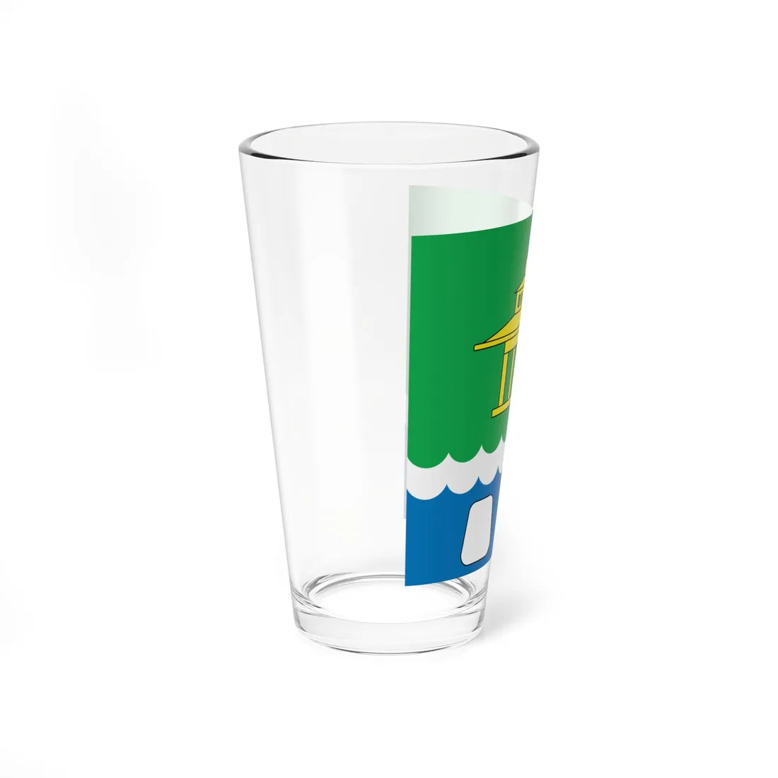 Flag of Morshyn (Ukraine) Pint Glass 16oz - Go Mug Yourself