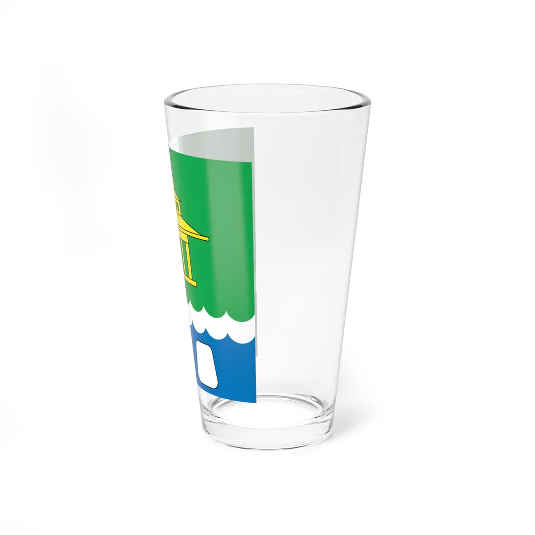 Flag of Morshyn (Ukraine) Pint Glass 16oz - Go Mug Yourself
