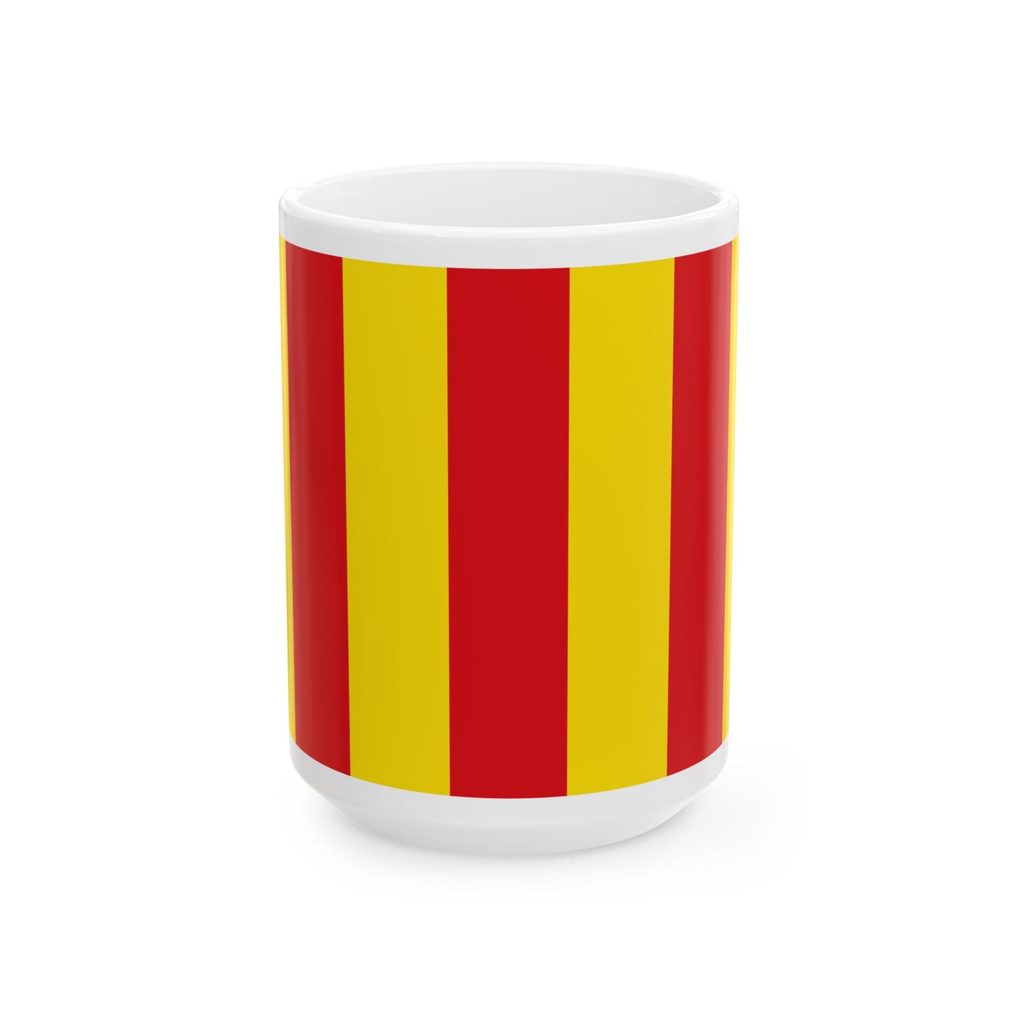 Flag of Mortsel (Belgium) White Coffee Mug-15oz-Go Mug Yourself