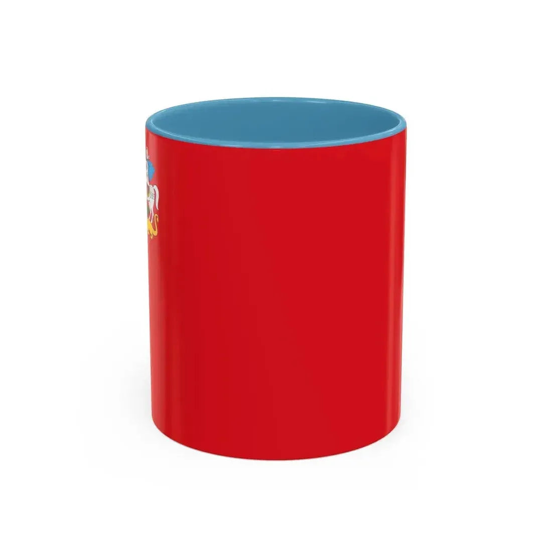 Flag of Moscow Oblast Russia - Accent Coffee Mug 11oz Light Blue - Go Mug Yourself