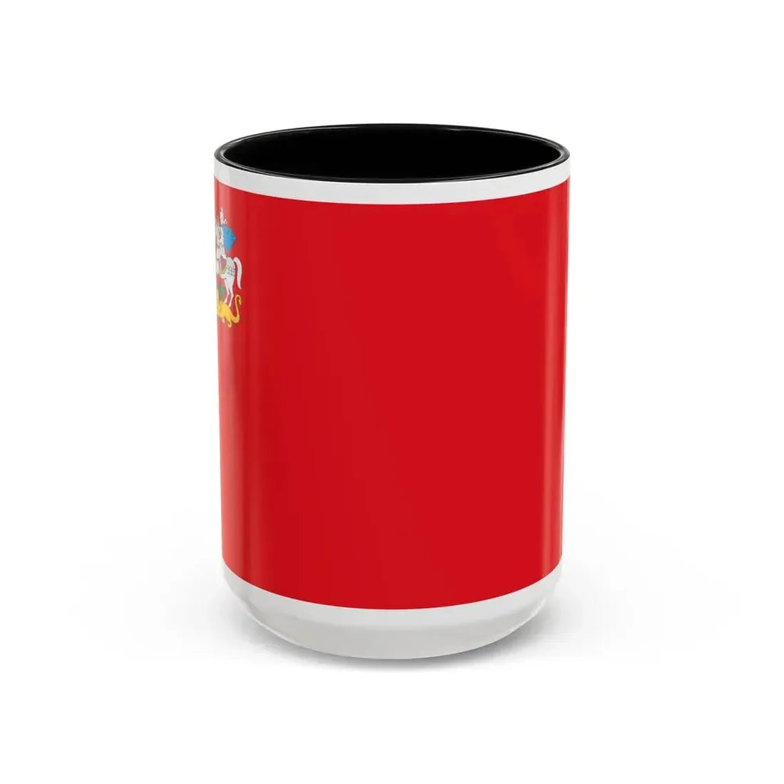 Flag of Moscow Oblast Russia - Accent Coffee Mug 15oz Black - Go Mug Yourself