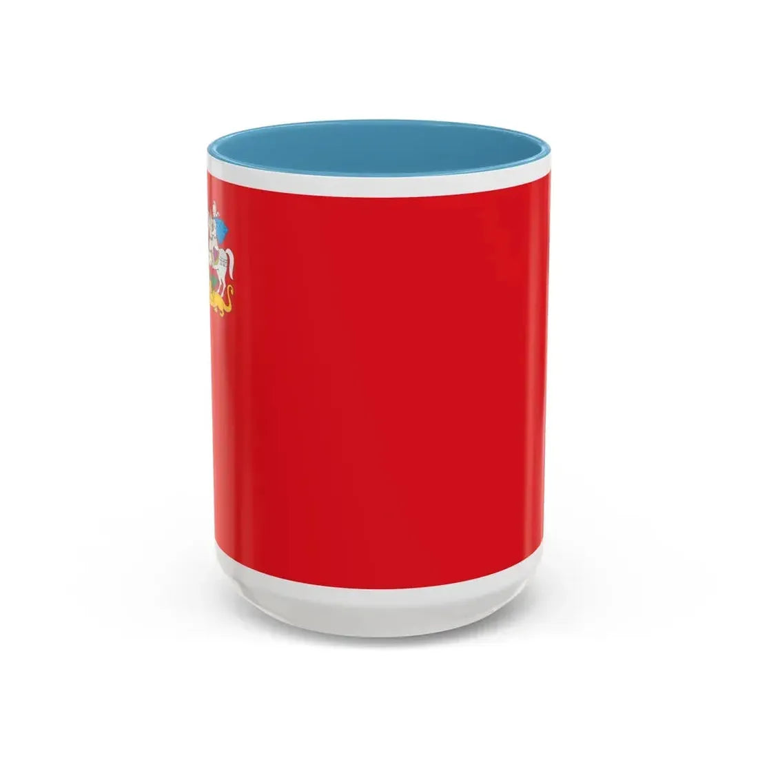 Flag of Moscow Oblast Russia - Accent Coffee Mug 15oz Light Blue - Go Mug Yourself