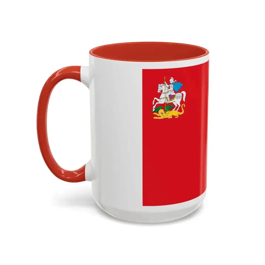 Flag of Moscow Oblast Russia - Accent Coffee Mug - Go Mug Yourself