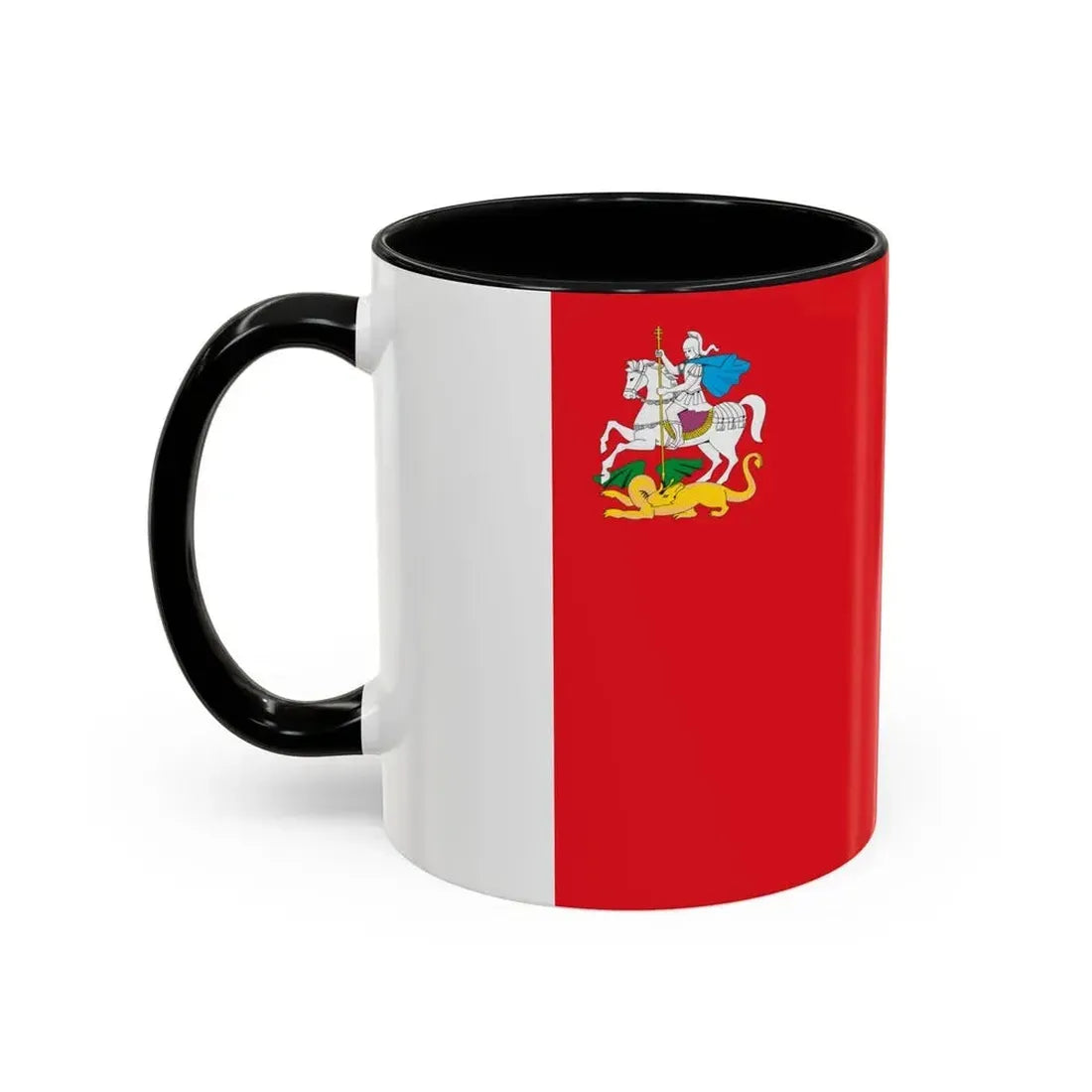 Flag of Moscow Oblast Russia - Accent Coffee Mug - Go Mug Yourself