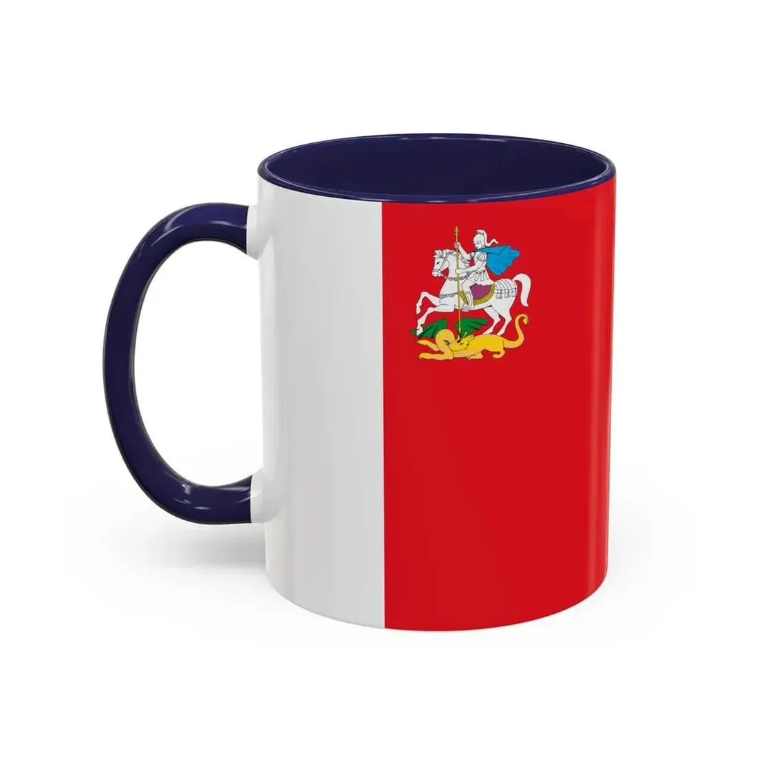 Flag of Moscow Oblast Russia - Accent Coffee Mug - Go Mug Yourself