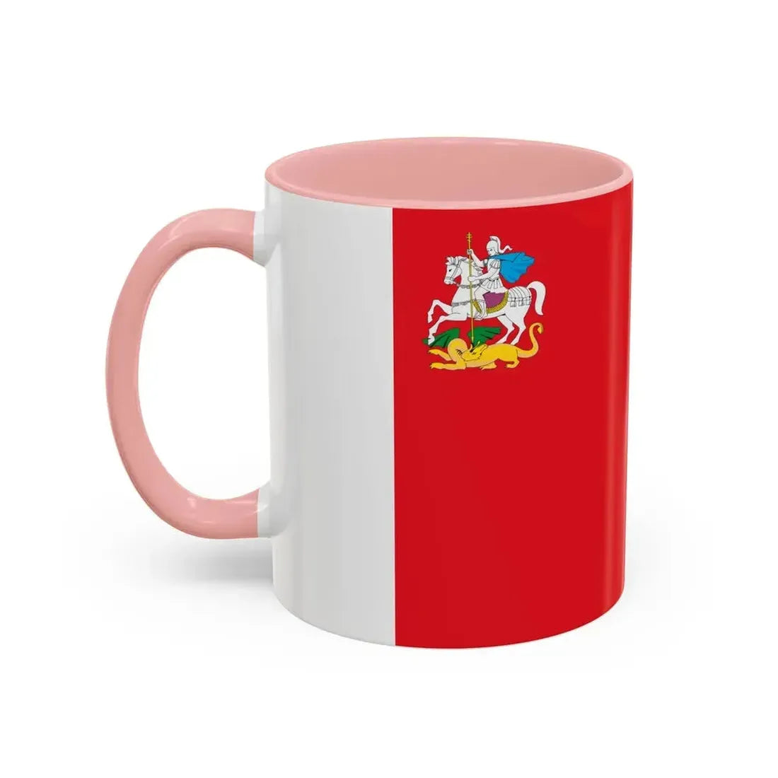 Flag of Moscow Oblast Russia - Accent Coffee Mug - Go Mug Yourself