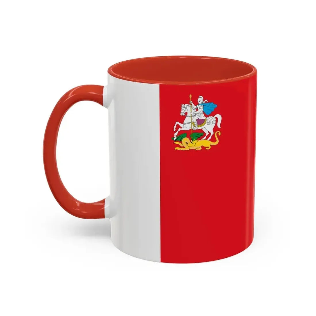Flag of Moscow Oblast Russia - Accent Coffee Mug - Go Mug Yourself