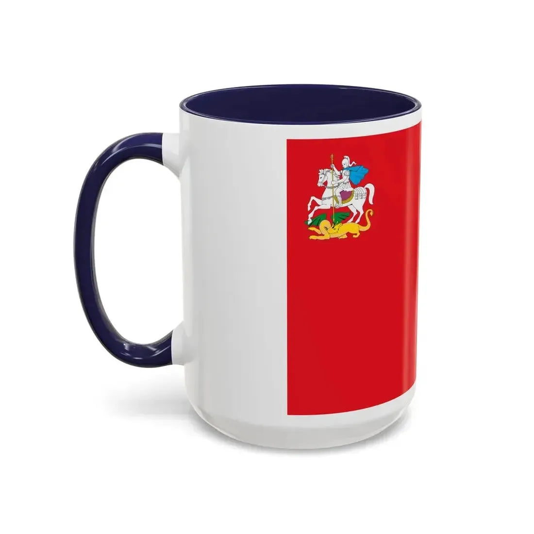 Flag of Moscow Oblast Russia - Accent Coffee Mug - Go Mug Yourself