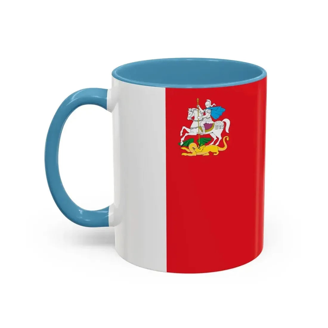 Flag of Moscow Oblast Russia - Accent Coffee Mug - Go Mug Yourself