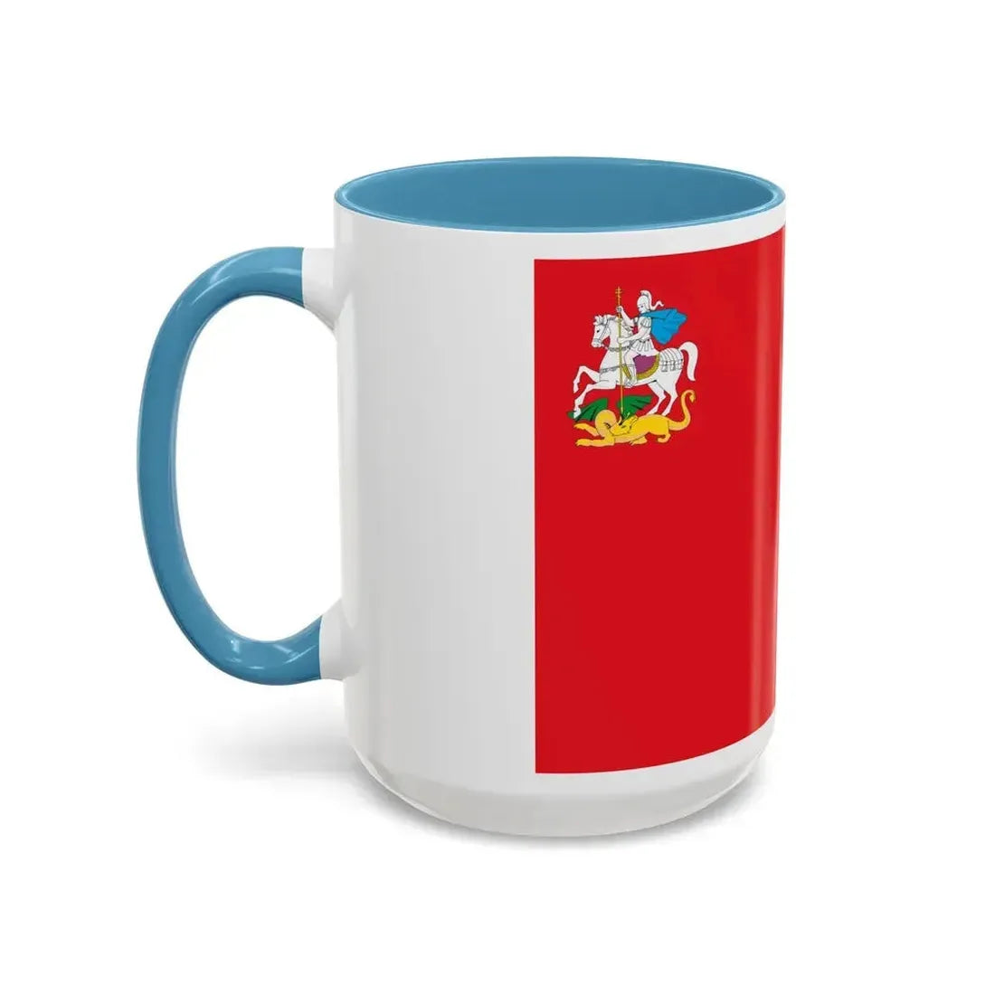 Flag of Moscow Oblast Russia - Accent Coffee Mug - Go Mug Yourself