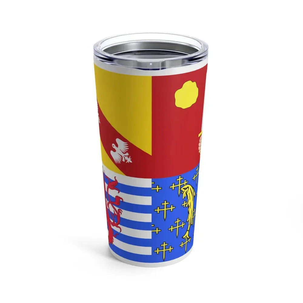 Flag of Moselle France 2 - Tumbler 20oz - Go Mug Yourself