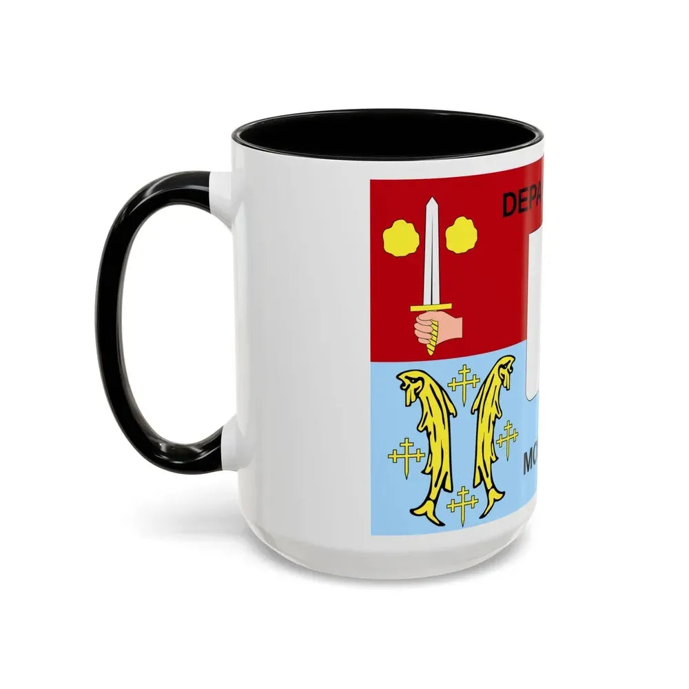 Flag of Moselle France - Accent Coffee Mug - Go Mug Yourself
