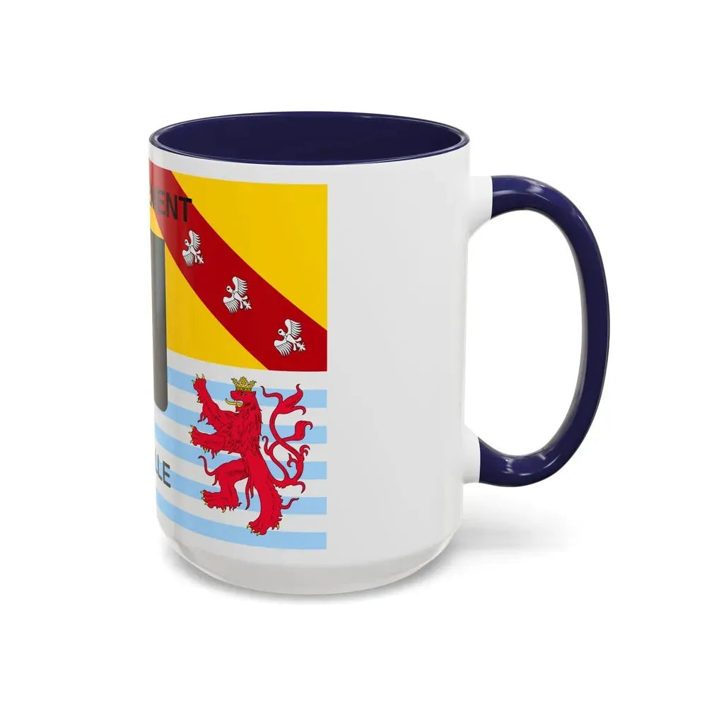 Flag of Moselle France - Accent Coffee Mug - Go Mug Yourself