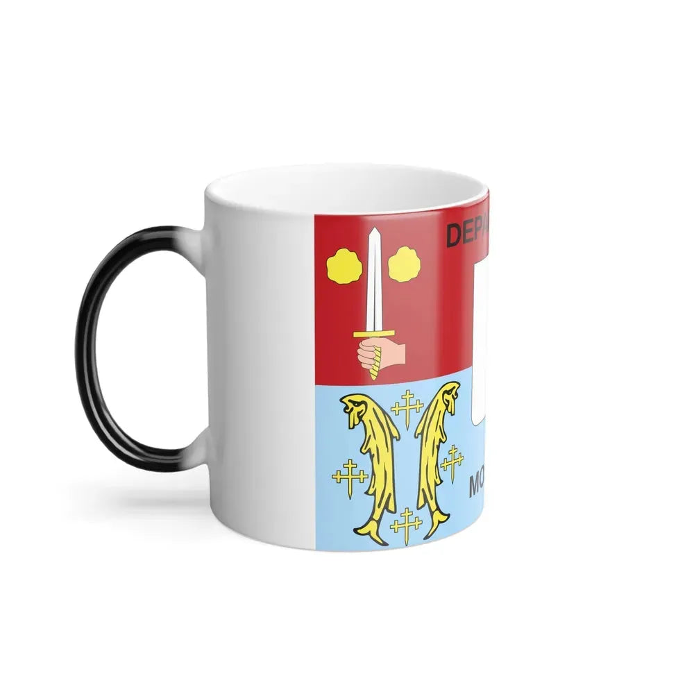 Flag of Moselle France - Color Changing Coffee Mug - Go Mug Yourself