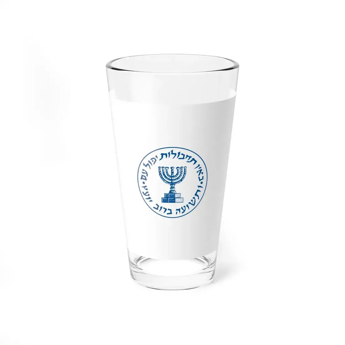 Flag of Mossad (Israel) Pint Glass 16oz 16oz - Go Mug Yourself