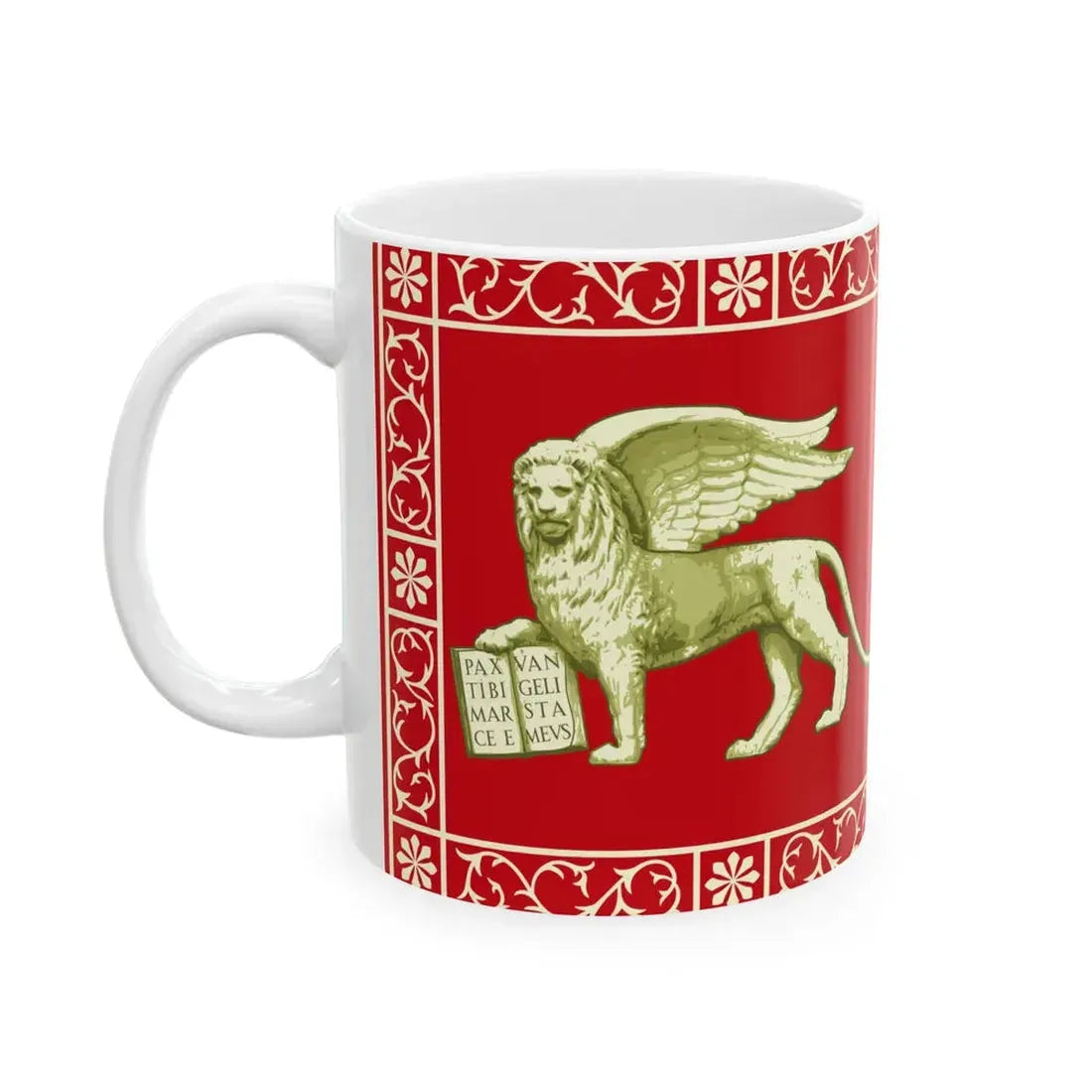 Flag of Most Serene Republic of Venice (Italy) White Coffee Mug - Go Mug Yourself