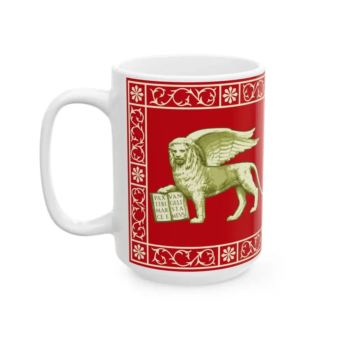 Flag of Most Serene Republic of Venice (Italy) White Coffee Mug - Go Mug Yourself