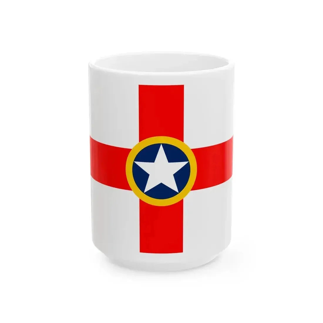 Flag of Mosta Malta - White Coffee Mug 15oz - Go Mug Yourself