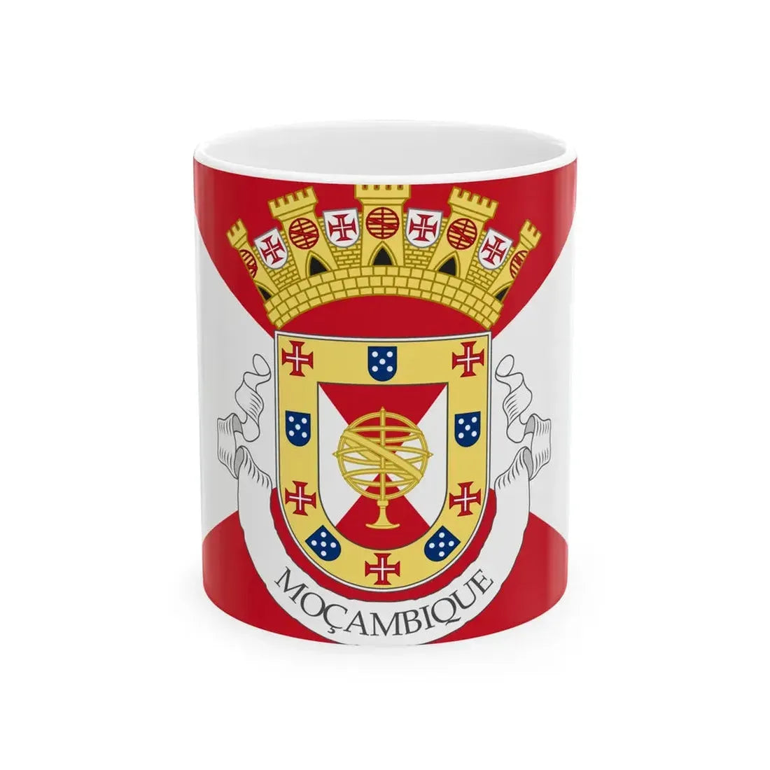 Flag of Mozambique 1932 proposal (Mozambique) White Coffee Mug 11oz - Go Mug Yourself