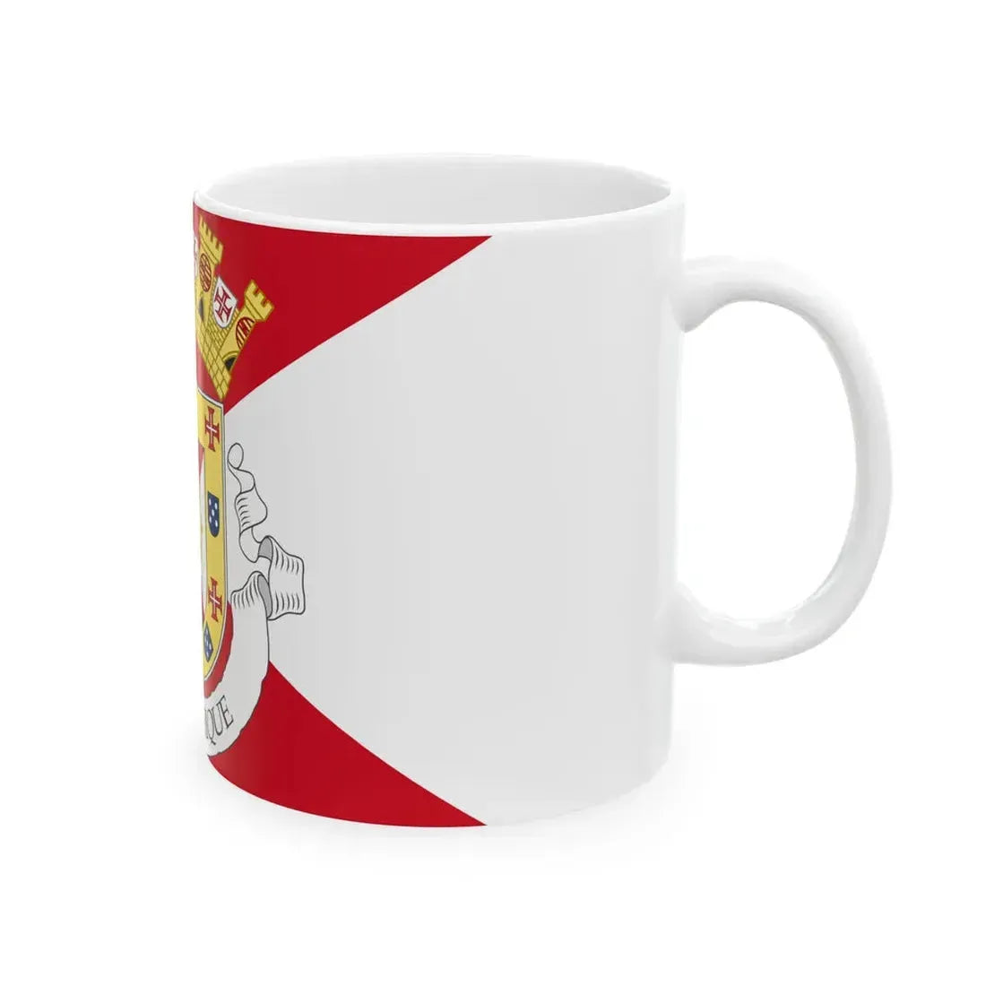 Flag of Mozambique 1932 proposal (Mozambique) White Coffee Mug - Go Mug Yourself