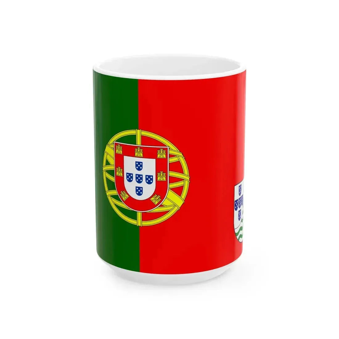 Flag of Mozambique 1965 proposal (Mozambique) White Coffee Mug 15oz - Go Mug Yourself