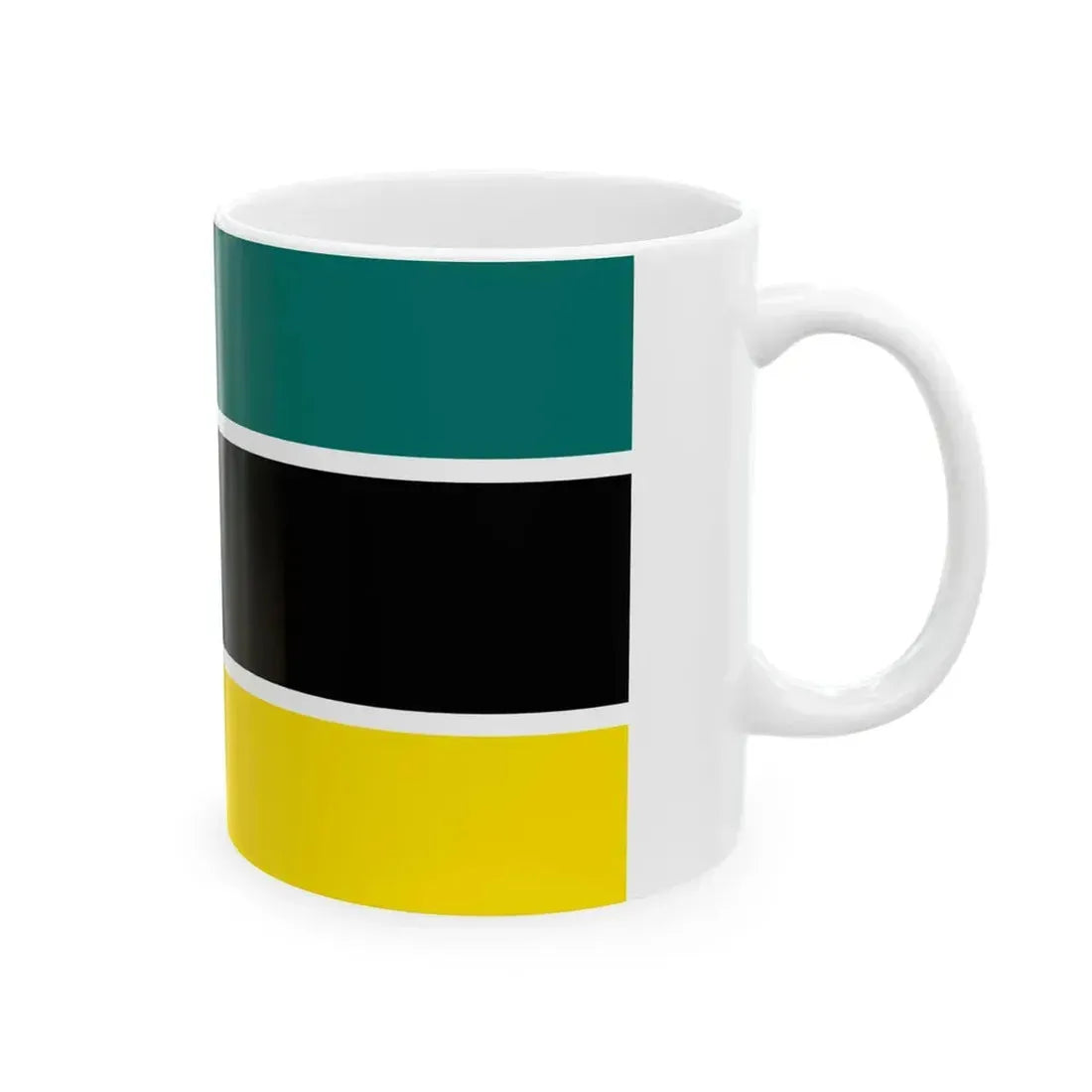 Flag of Mozambique 1974-1975 2-3 (Mozambique) White Coffee Mug - Go Mug Yourself