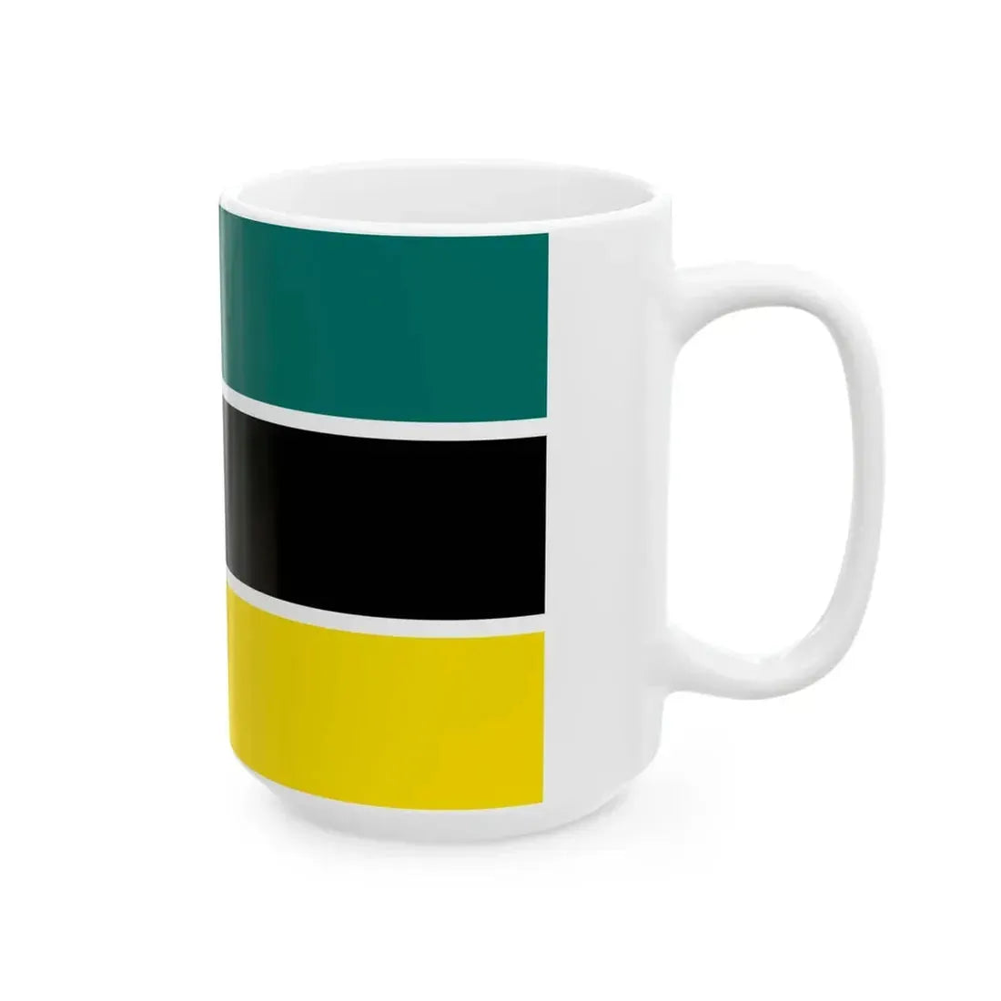 Flag of Mozambique 1974-1975 2-3 (Mozambique) White Coffee Mug - Go Mug Yourself