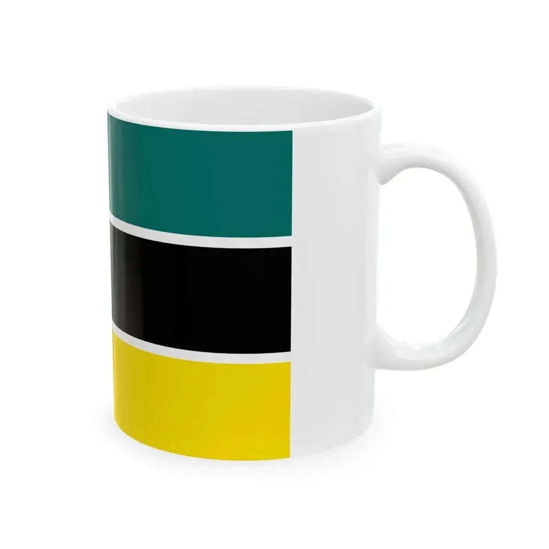 Flag of Mozambique 1974-1975 (Mozambique) White Coffee Mug - Go Mug Yourself
