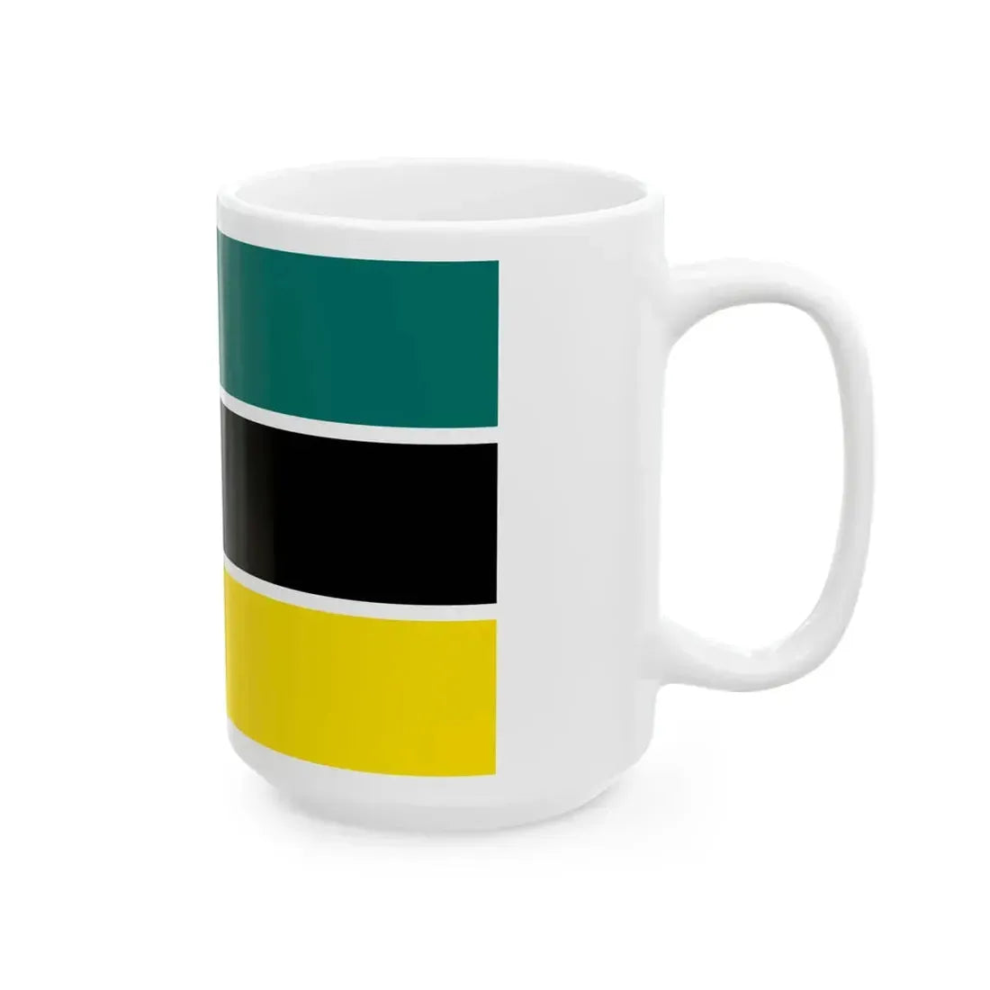 Flag of Mozambique 1974-1975 (Mozambique) White Coffee Mug - Go Mug Yourself