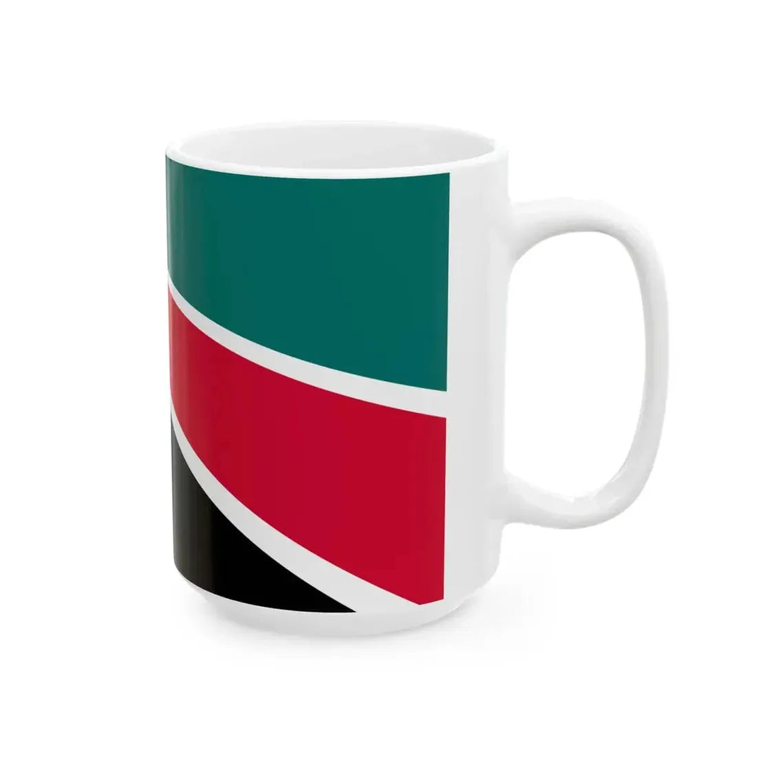 Flag of Mozambique 1975-1983 16-9 (Mozambique) White Coffee Mug - Go Mug Yourself
