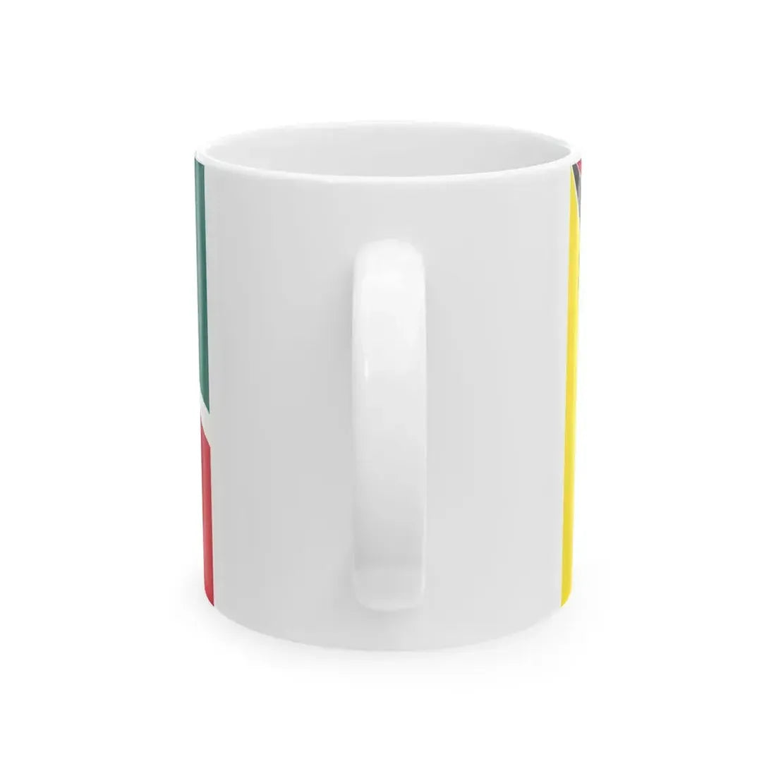 Flag of Mozambique 1975-1983 2-3 (Mozambique) White Coffee Mug - Go Mug Yourself