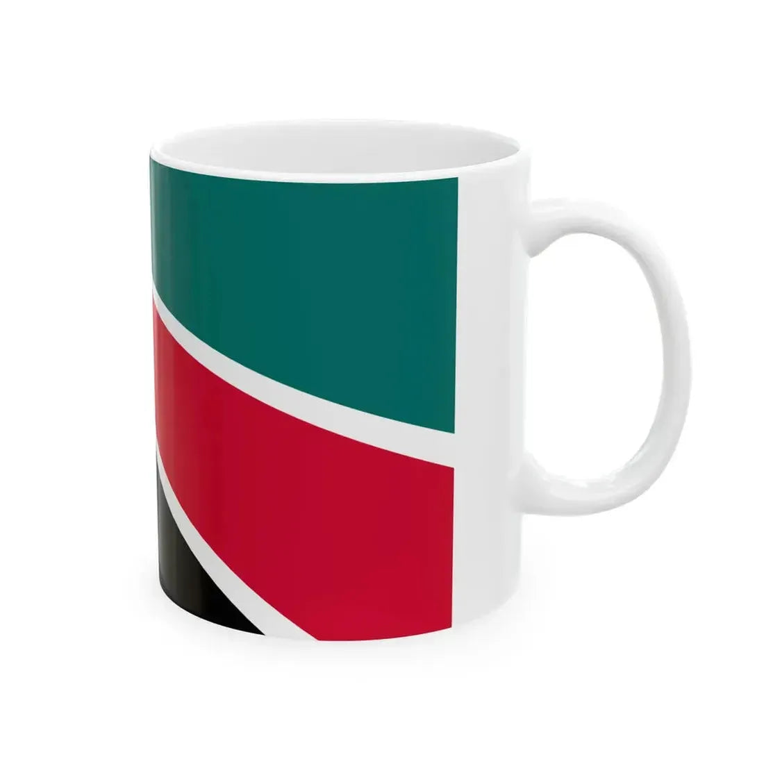 Flag of Mozambique 1975-1983 (Mozambique) White Coffee Mug - Go Mug Yourself