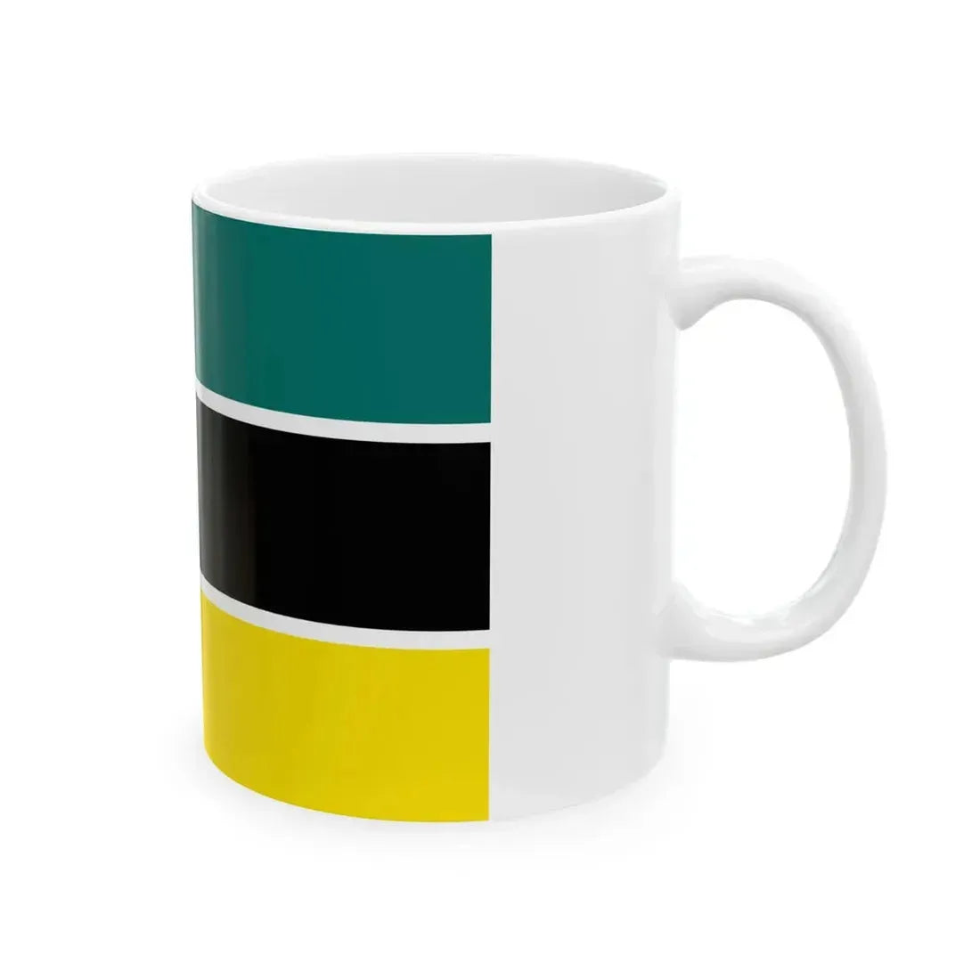 Flag of Mozambique 1983 (Mozambique) White Coffee Mug - Go Mug Yourself