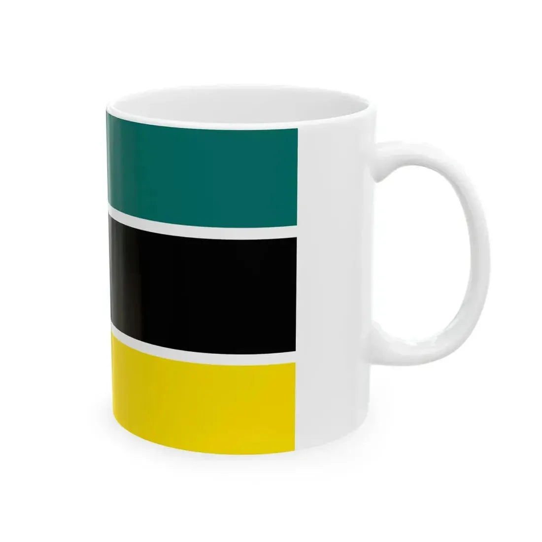 Flag of Mozambique (Mozambique) White Coffee Mug - Go Mug Yourself