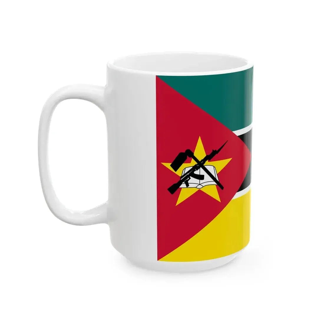 Flag of Mozambique (Mozambique) White Coffee Mug - Go Mug Yourself