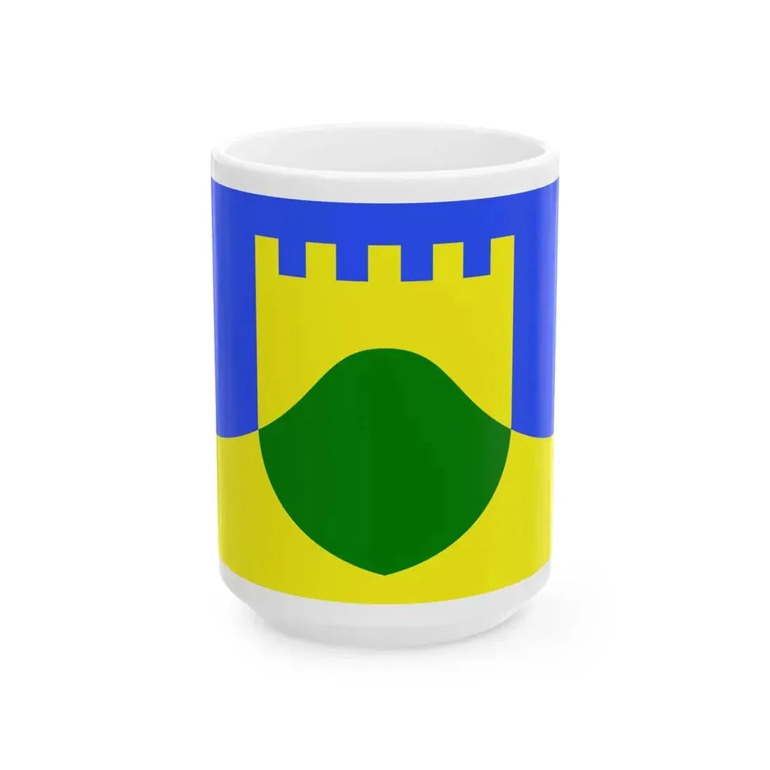 Flag of Mtarfa Malta - White Coffee Mug 15oz - Go Mug Yourself