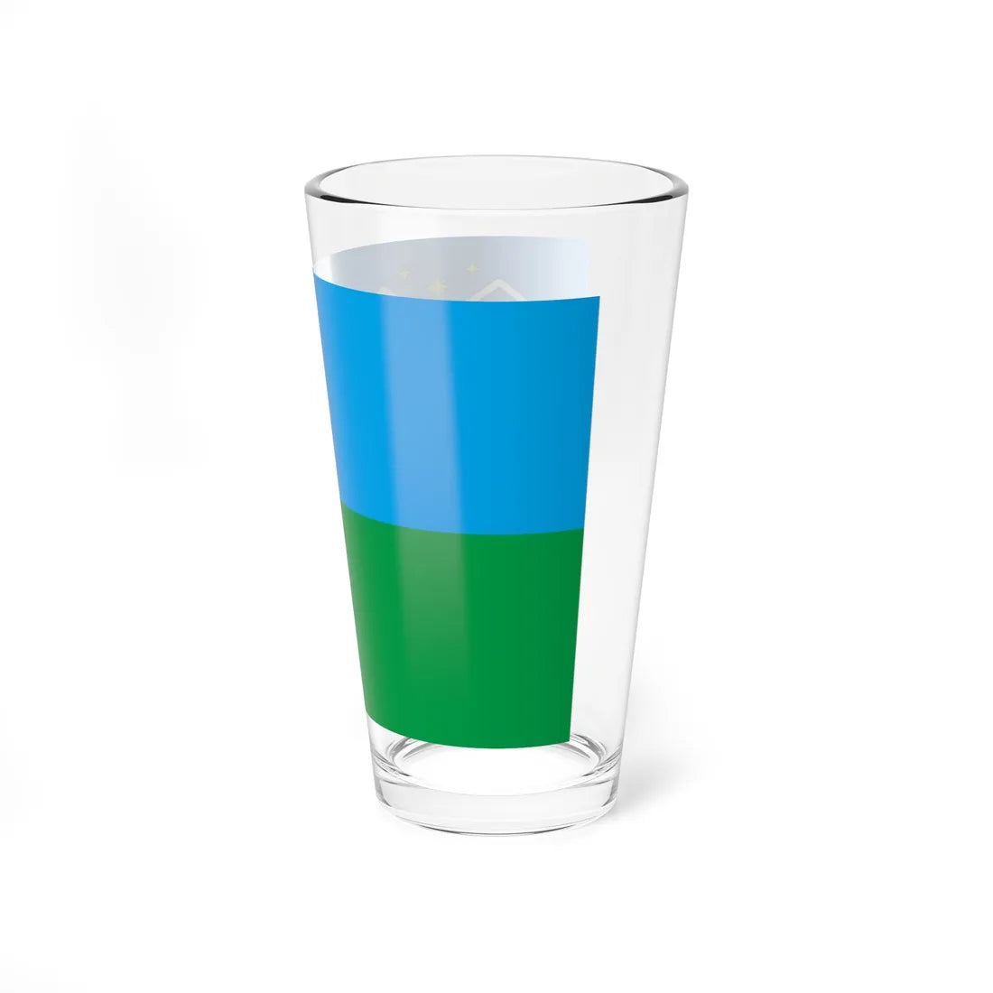 Flag of Mukacheve raion (Ukraine) Pint Glass 16oz - Go Mug Yourself