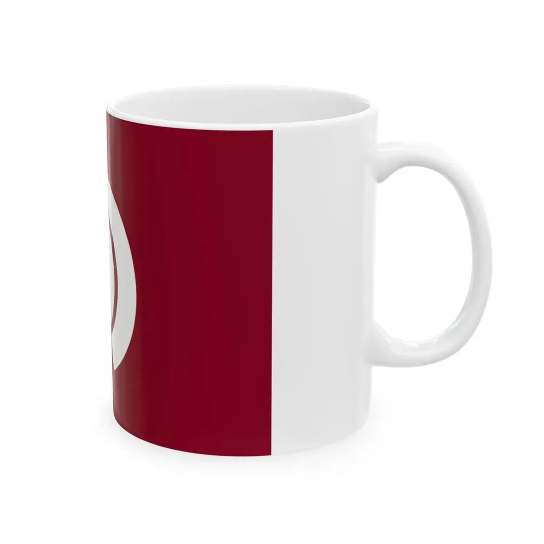 Flag of Mukaihara Hiroshima 1983-2004 (Japan) White Coffee Mug - Go Mug Yourself