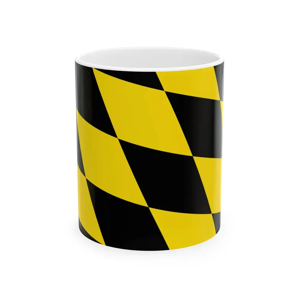 Flag of Munich 2 Germany - White Coffee Mug 11oz - Go Mug Yourself