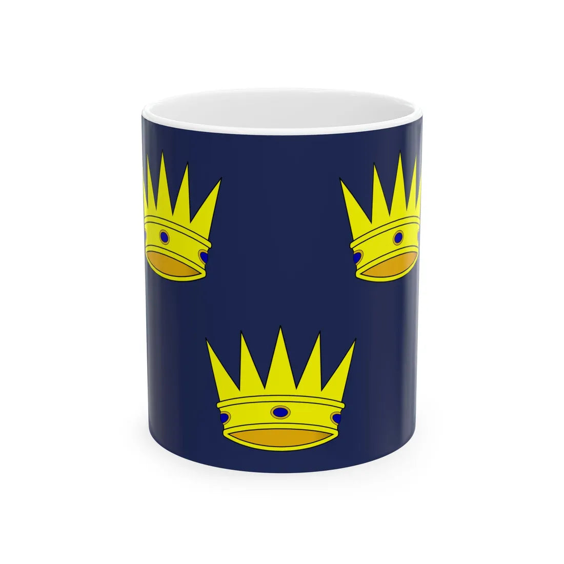 Flag of Munster version (Ireland) White Coffee Mug 11oz - Go Mug Yourself