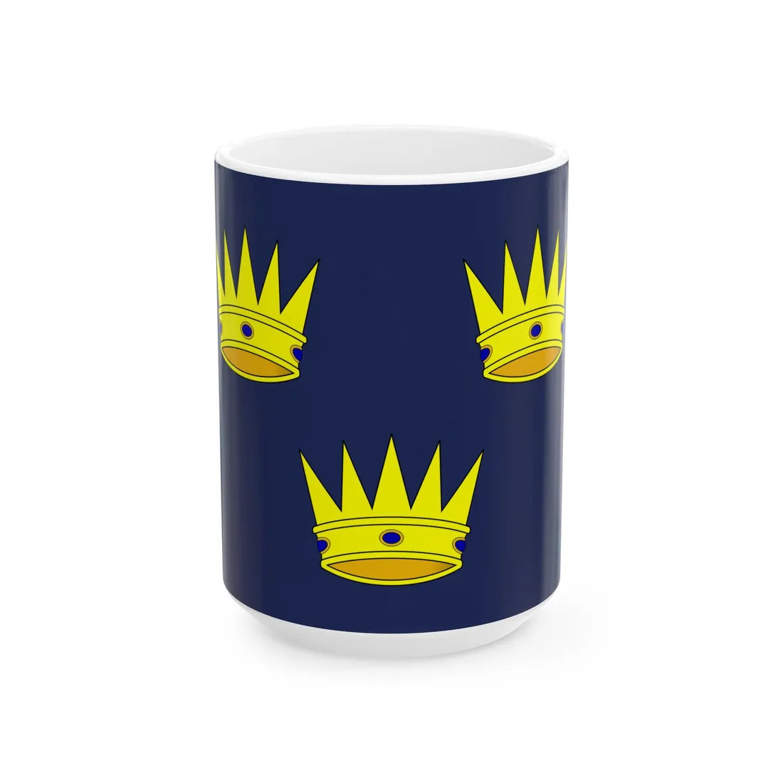 Flag of Munster version (Ireland) White Coffee Mug 15oz - Go Mug Yourself