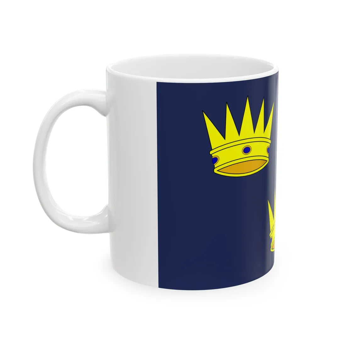 Flag of Munster version (Ireland) White Coffee Mug - Go Mug Yourself