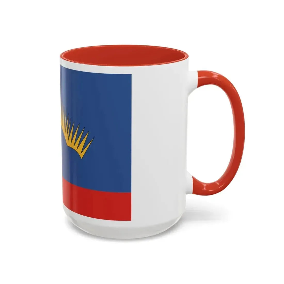 Flag of Murmansk Oblast Russia - Accent Coffee Mug - Go Mug Yourself
