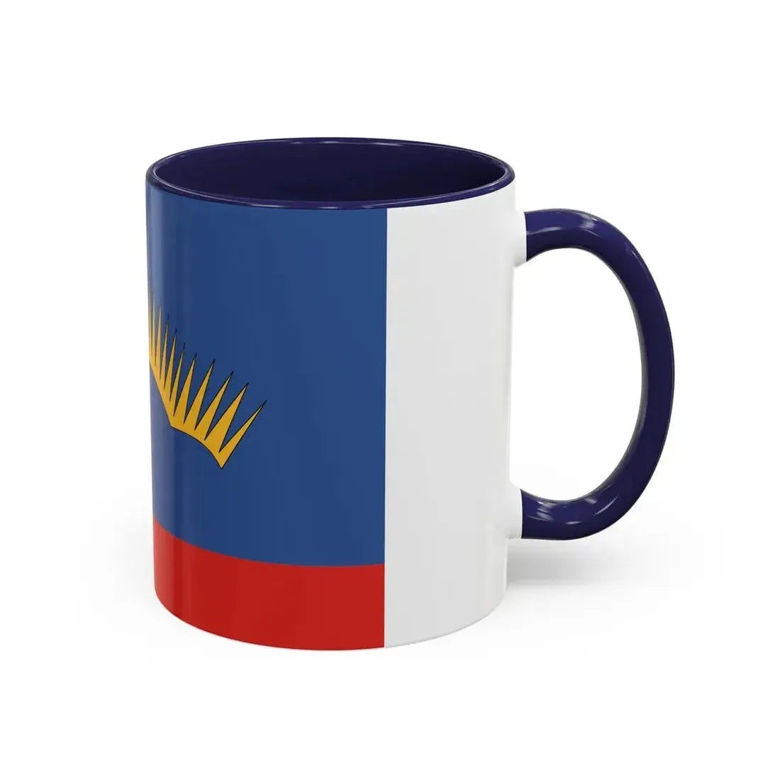 Flag of Murmansk Oblast Russia - Accent Coffee Mug - Go Mug Yourself