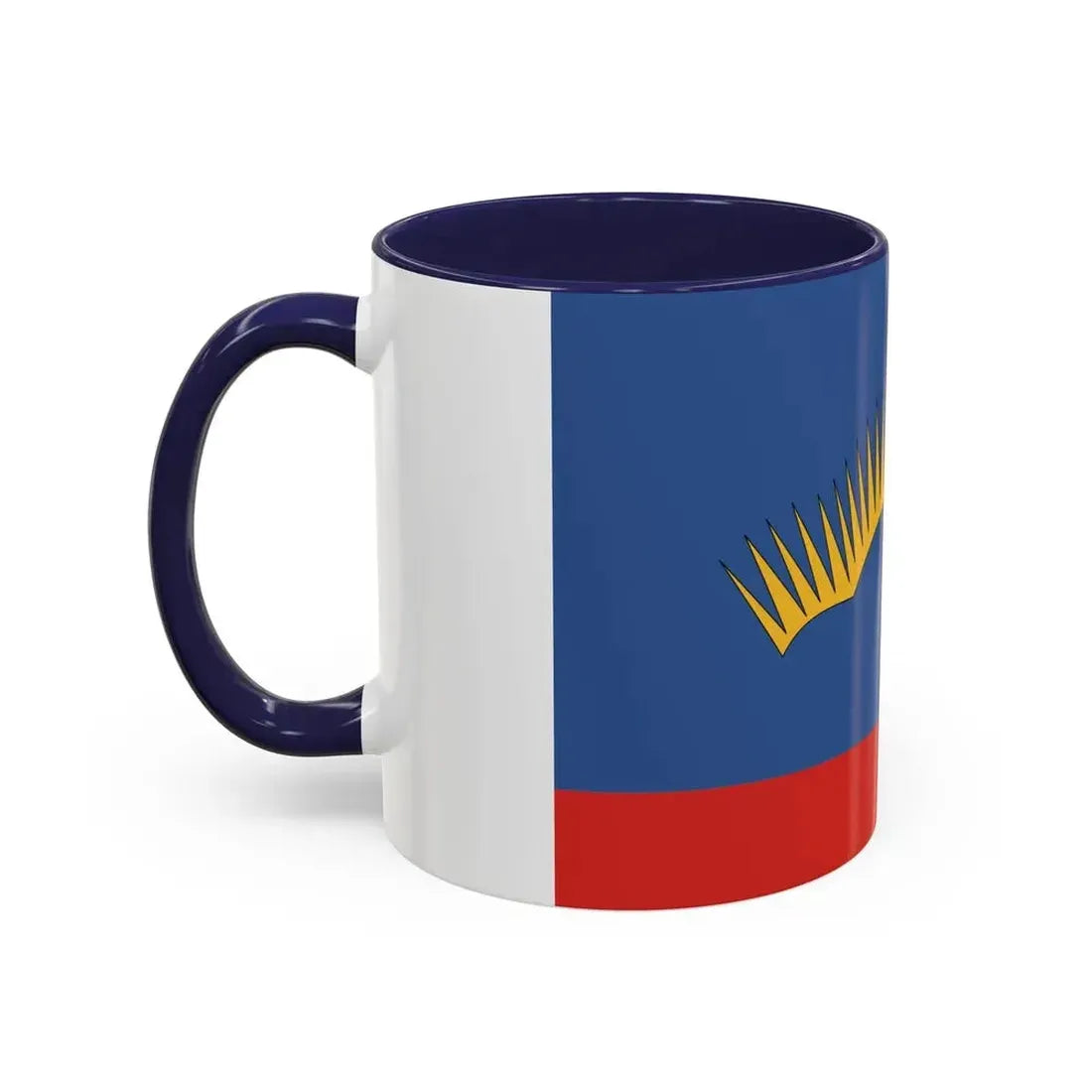 Flag of Murmansk Oblast Russia - Accent Coffee Mug - Go Mug Yourself