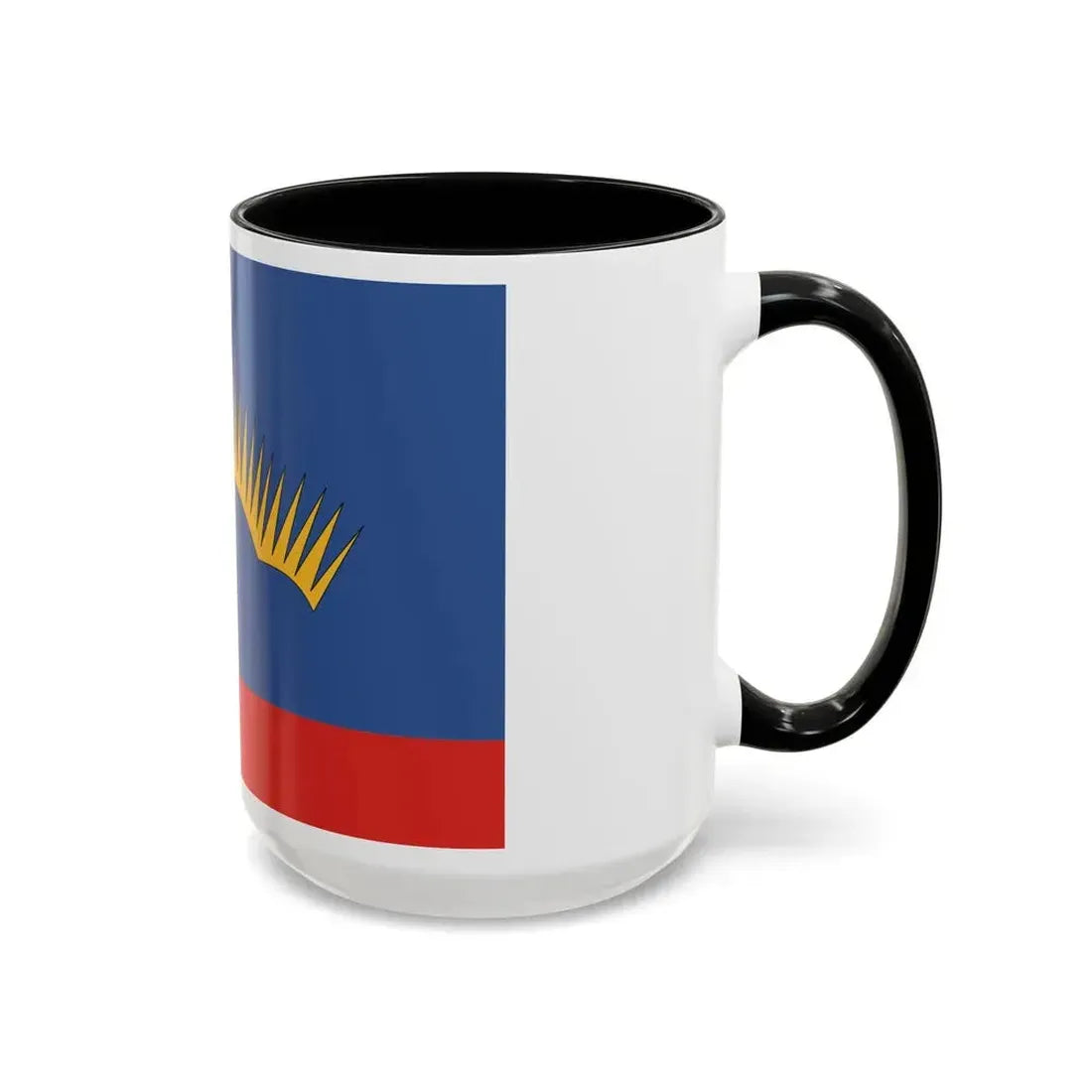Flag of Murmansk Oblast Russia - Accent Coffee Mug - Go Mug Yourself